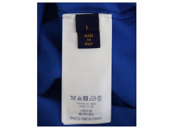 Camiseta Louis Vuitton Everyday LV gola redonda em algodão azul - vista 6