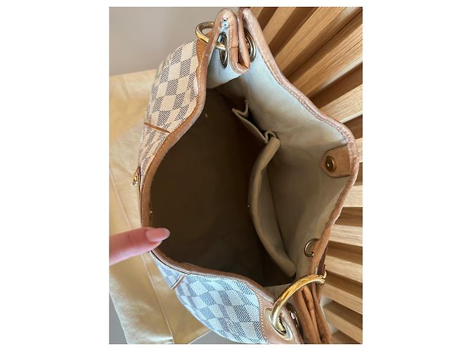 Galliera Louis Vuitton Galliere Demier AzurMedia Beige Blu chiaro - vista 4