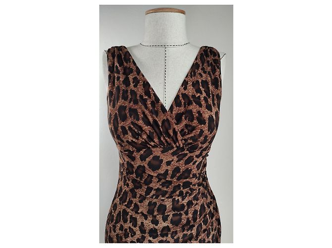 Robe Ralph Lauren Imprimé Léopard Multicolore - vue 2