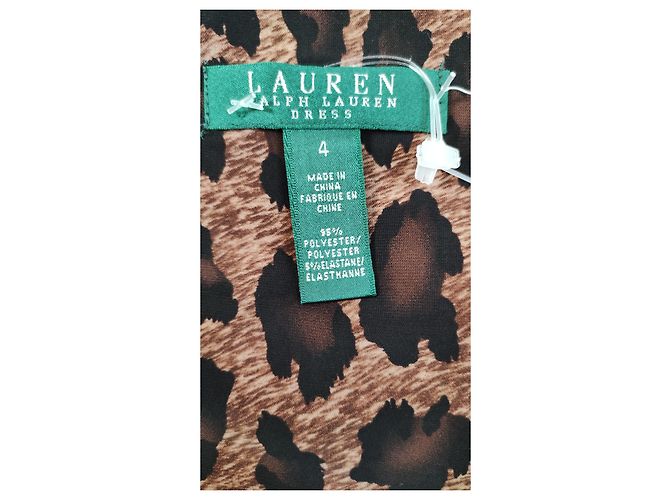 Robe Ralph Lauren Imprimé Léopard Multicolore - vue 5