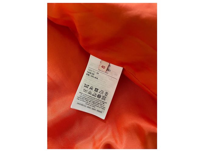 Valentino Orange Wool Jacket with Sequins - view 6