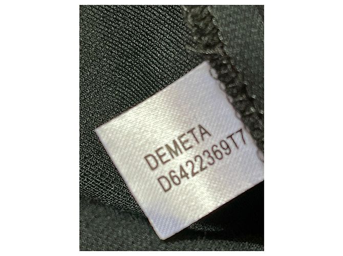 Diane Von Furstenberg Vestido recto de DvFDemeta con fichou de seda Negro - vista 7