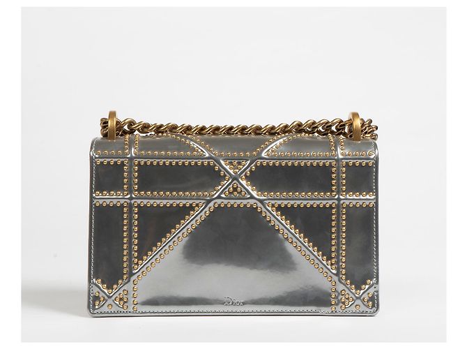 Diorama DIOR Borse in pelle Argento - vista 6