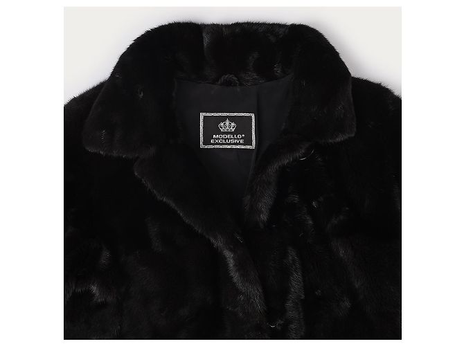 Autre Marque NON SIGNE / UNSIGNED  Jackets FR 40 Mink Black - view 4