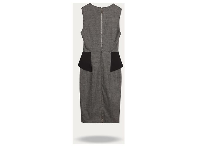 ELIE SAAB Kleider FR 36 Wolle Grau - Ansicht 3