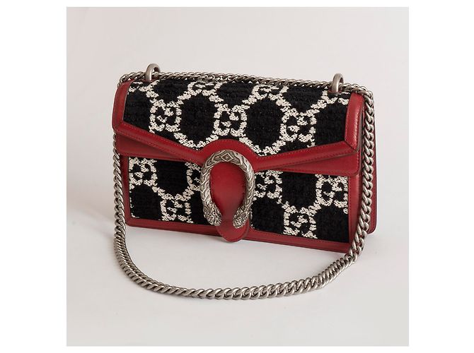 Dionysus GUCCI Borse a mano in pelle Rosso - vista 2