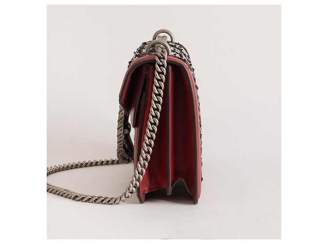 Dionysus GUCCI Borse a mano in pelle Rosso - vista 4