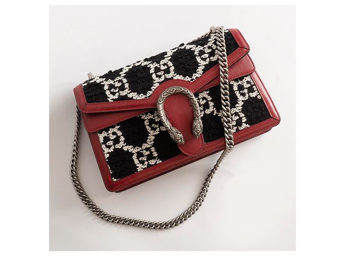 Dionysus GUCCI Borse a mano in pelle Rosso - vista 5