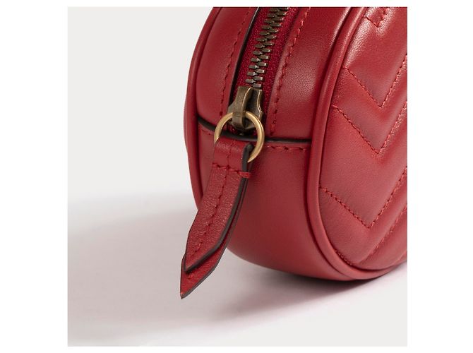 Marmont GUCCI Borse a mano in pelle Rosso - vista 2
