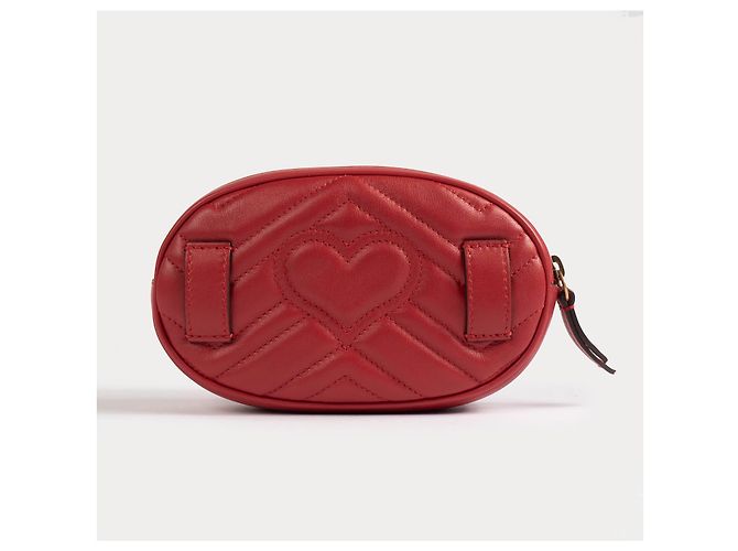 Marmont GUCCI Borse a mano in pelle Rosso - vista 4