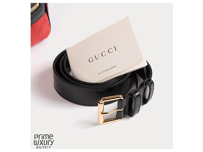 Ophidia Borse GUCCI in pelle scamosciata Rosso - vista 6