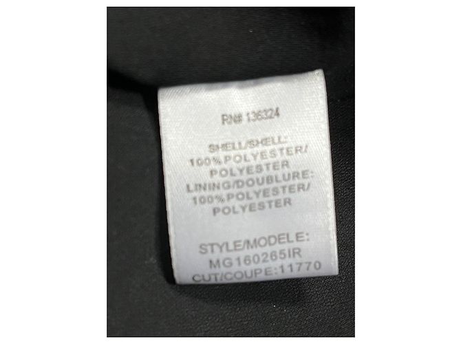 Abito da sera stile impero Halston Heritage Nero Bianco Grigio - vista 8