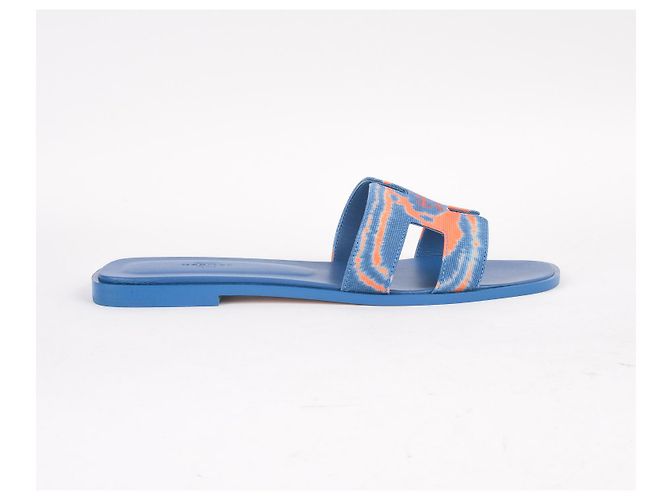 Oran Hermès Sandali HERMES EU 41 stoffa - vista 4