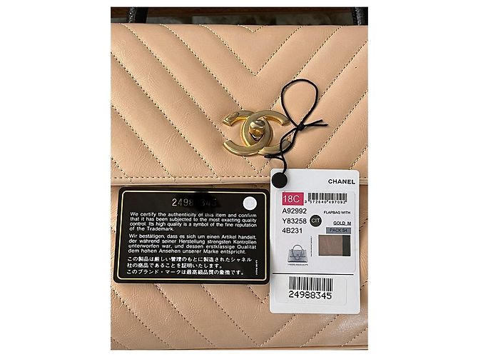 Coco Handle CHANEL Borse a mano Pelle Beige - vista 7