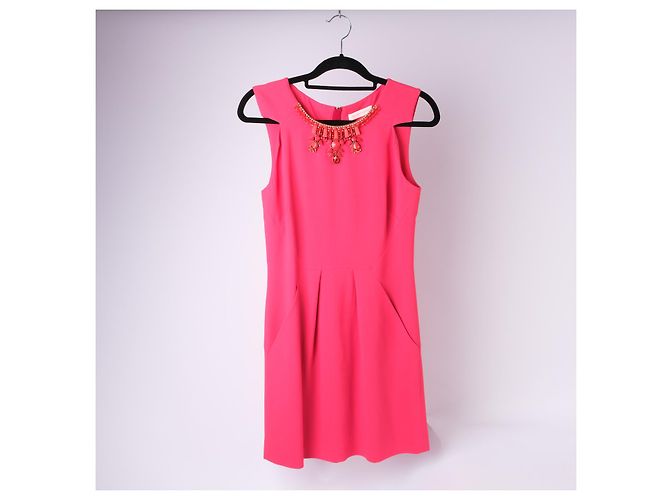 MATTHEW WILLIAMSON Kleider UK 10 Synthetisch Pink - Ansicht 2