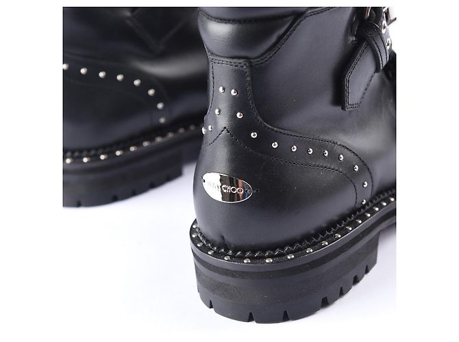 JIMMY CHOO Stivaletti EU 41 Pelle Nero - vista 3
