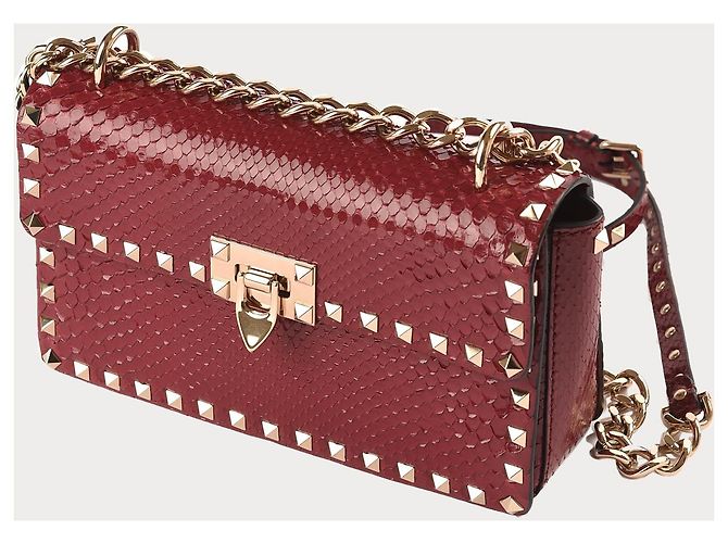 VALENTINO GARAVANI Borse Pelli esotiche Rosso - vista 3