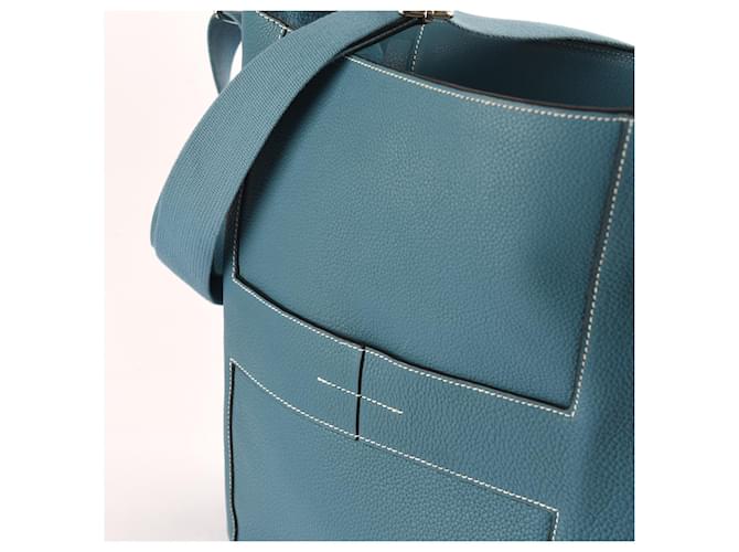 Hermès HERMES Borse a mano Pelle Blu - vista 2
