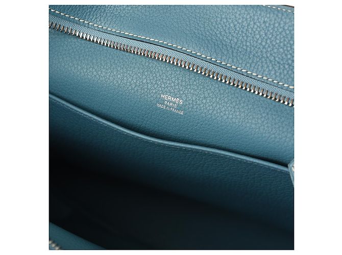 Hermès HERMES Borse a mano Pelle Blu - vista 4