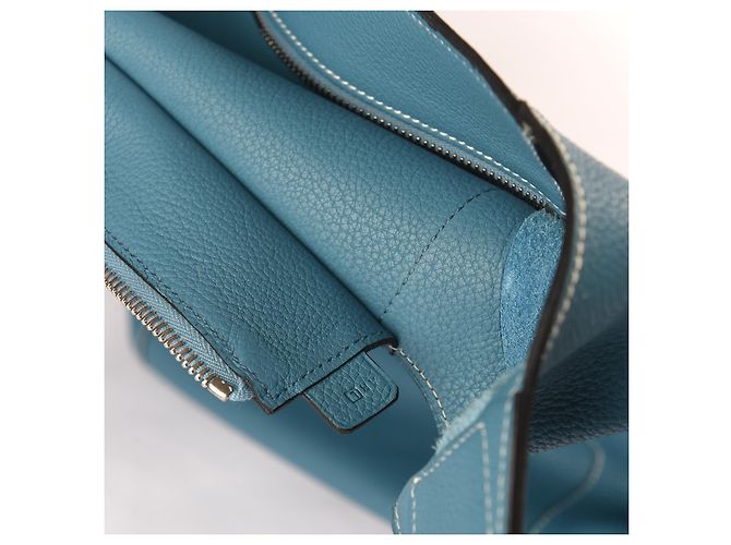 Hermès HERMES Borse a mano Pelle Blu - vista 5