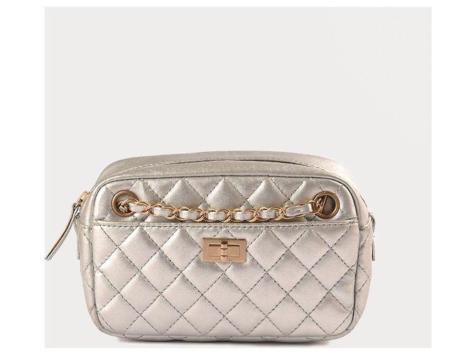 Camera CHANEL Sacs à main Cuir Argenté - vue 2