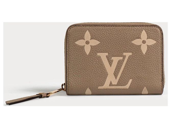 Zippy LOUIS VUITTON  Wallets T.  Leather Beige - view 2