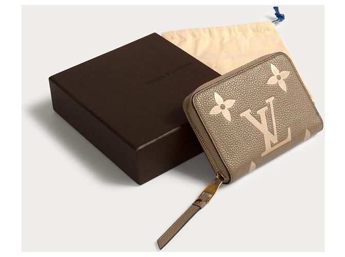 Zippy LOUIS VUITTON  Wallets T.  Leather Beige - view 4