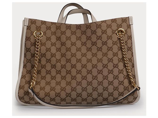 Borse GUCCI Tessuto Beige - vista 3