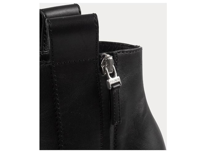 FENDI Stivaletti EU 36 Pelle Nero - vista 3
