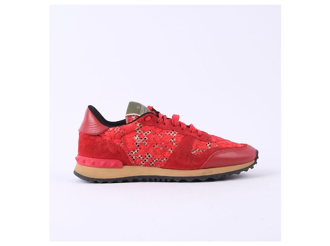 VALENTINO GARAVANI Formatori UE 38.5 scamosciato Rosso - vista 2