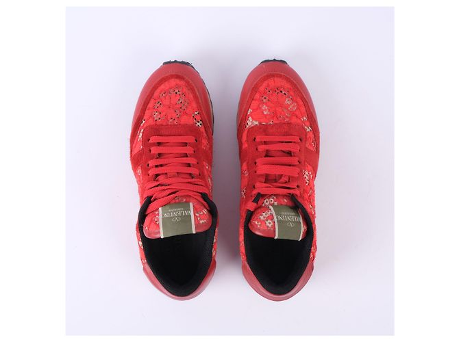 VALENTINO GARAVANI Formatori UE 38.5 scamosciato Rosso - vista 3