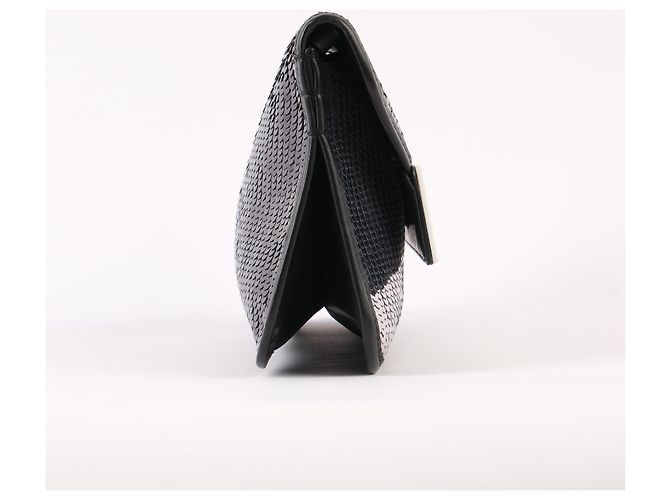 EMPORIO ARMANI  Pochette   Pelle Argento - vista 6