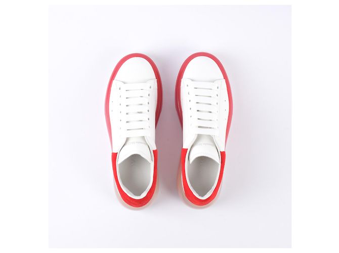 ALEXANDER MCQUEEN  Sneakers EU 38 Pelle Bianco - vista 3