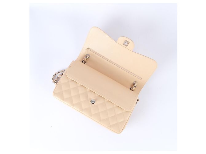 CHANEL Borse a mano Pelle Beige - vista 3