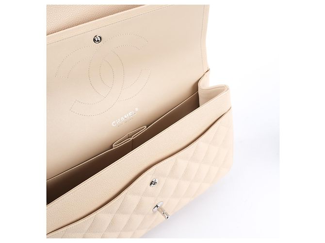 CHANEL Borse a mano Pelle Beige - vista 4