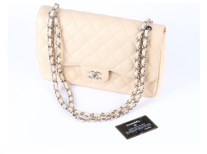 CHANEL Borse a mano Pelle Beige - vista 5