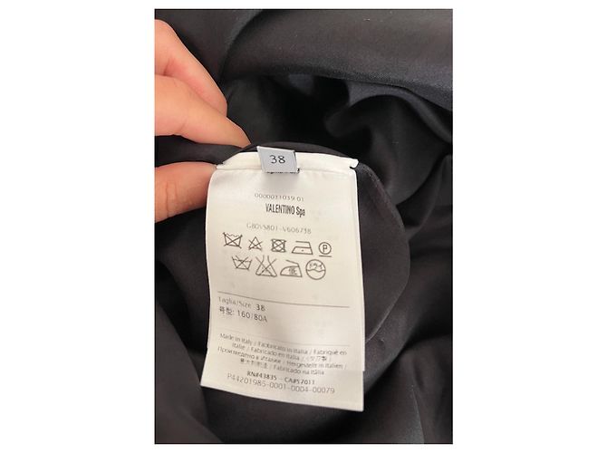 VESTIDO VALENTINO JAGUAR Negro Crudo Blanco roto Caramelo - vista 6