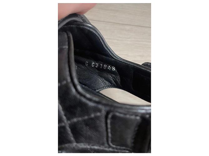 Papà sandali Chanel neri 37 Nero - vista 6