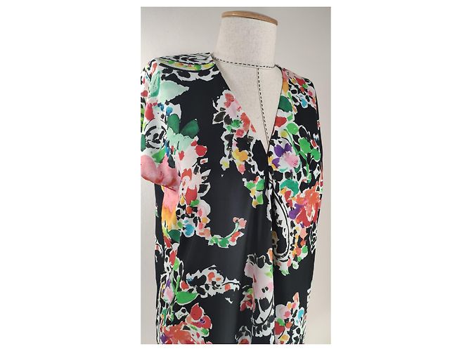 Ralph Lauren Kleid Mehrfarbig Polyester Mehrfarben - Ansicht 2