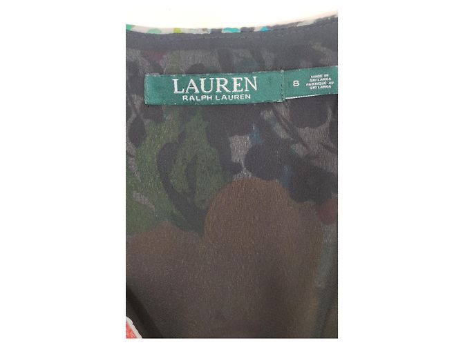 Ralph Lauren Kleid Mehrfarbig Polyester Mehrfarben - Ansicht 5