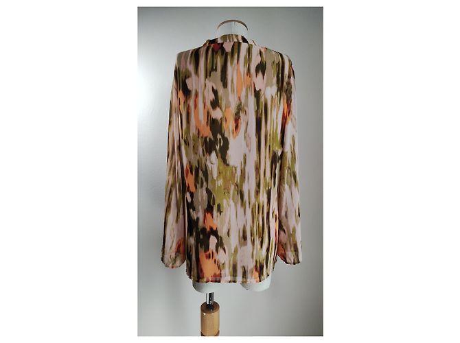 Top Calvin Klein in Viscosa Multicolore XL - vista 5