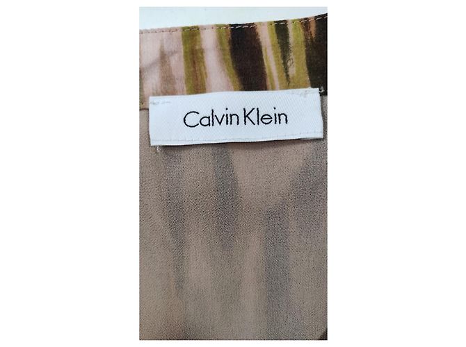 Top Calvin Klein in Viscosa Multicolore XL - vista 6