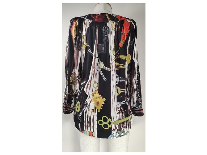 Top in seta multicolore Diane Von Furstenberg - vista 4