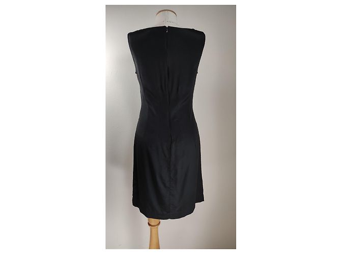 Day Birger & Mikkelsen Schwarzes Seidenkleid - Ansicht 3