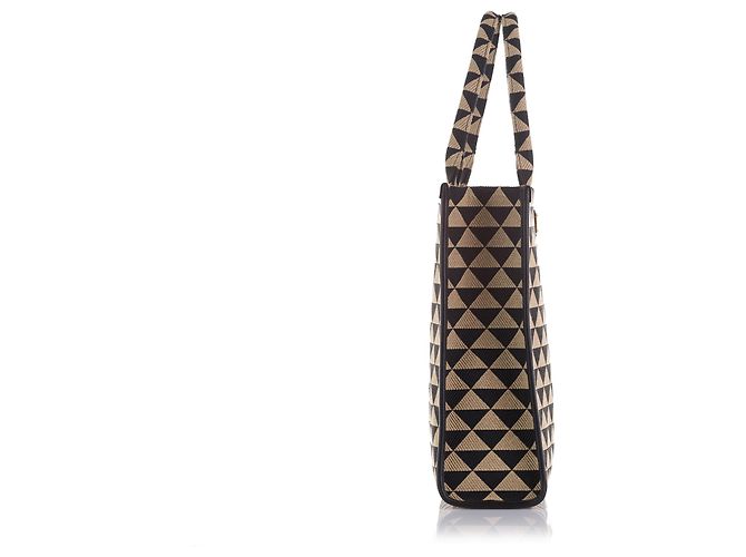 Prada Borsa Triangolo Symbole Marrone - vista 3