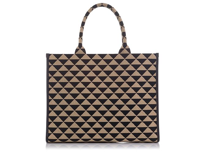 Prada Borsa Triangolo Symbole Marrone - vista 4