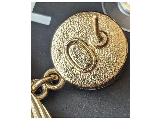 Chanel CC A19Set collana orecchini La Pausa Cruise con perle blu logo C - vista 14