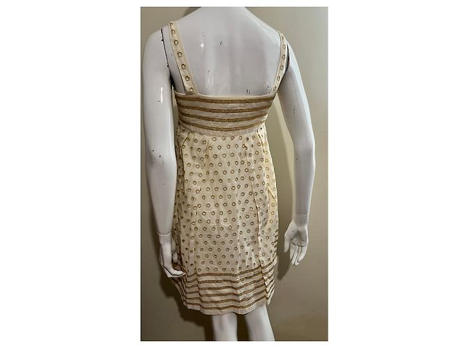 Diane Von Furstenberg DvF Vintage Bobbi Kleid Golden - Ansicht 3