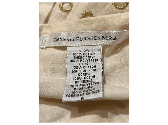 Diane Von Furstenberg DvF Vintage Bobbi Kleid Golden - Ansicht 7