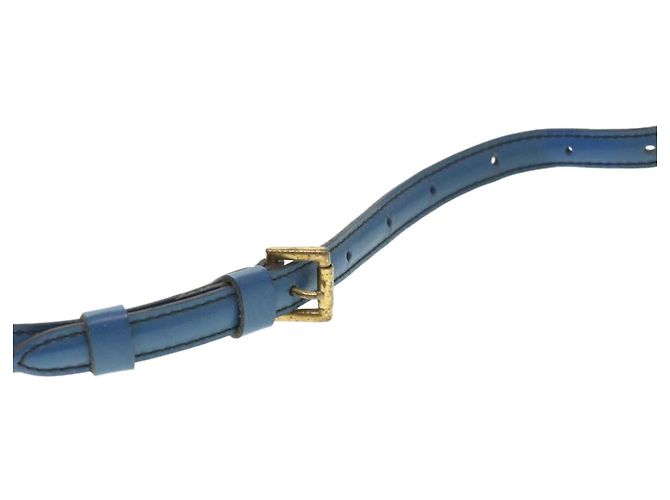 LOUIS VUITTON Tracolla Epi 35.8""-42.9"" Blue LV Auth 39266 - vista 4